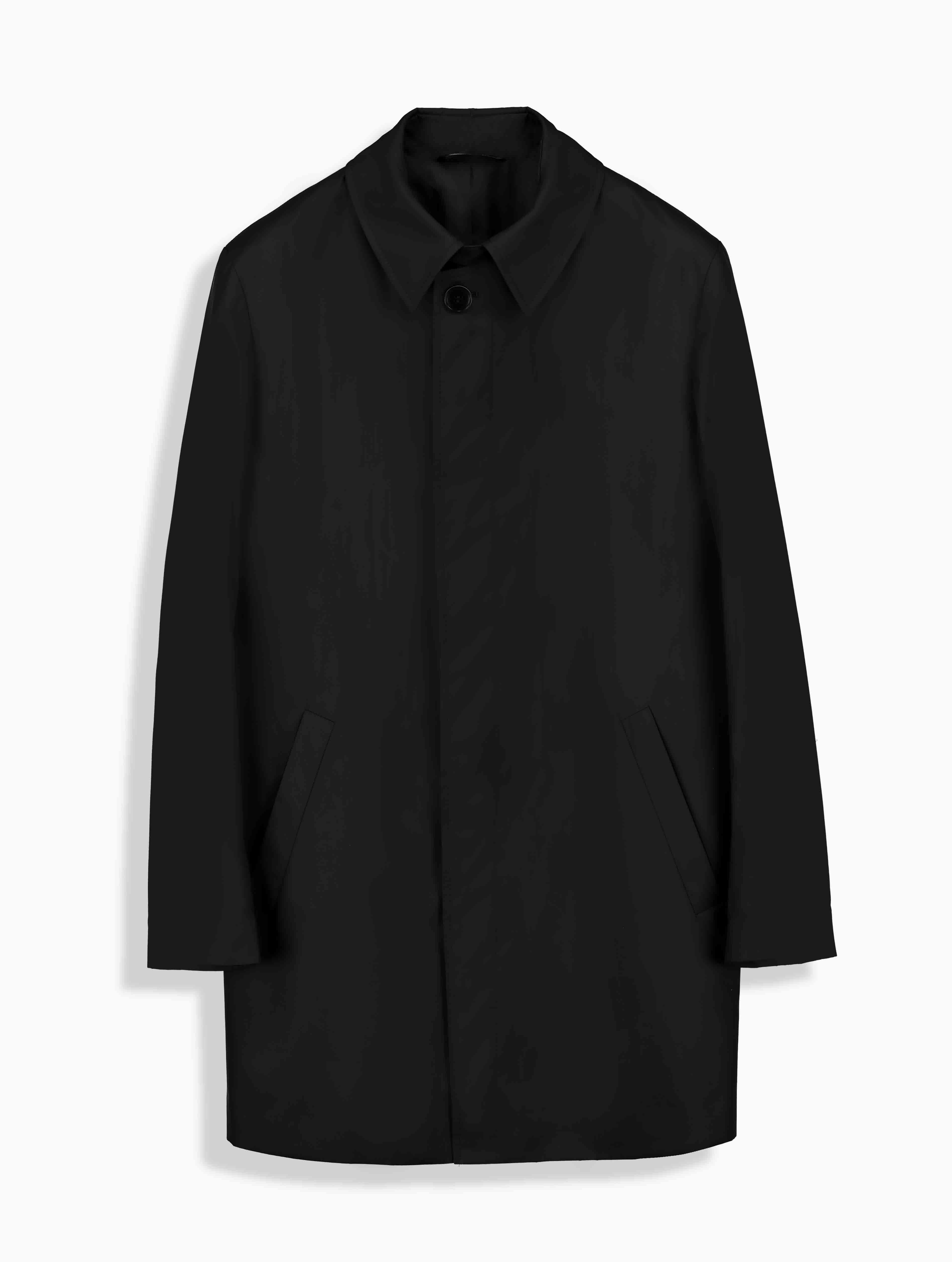 Mosby Erkek Siyah Kaban