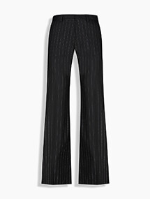 Fleet Çizgili Siyah Pantolon