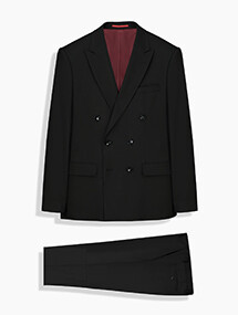 Golden Resta Slim Fit Siyah Takım Elbise