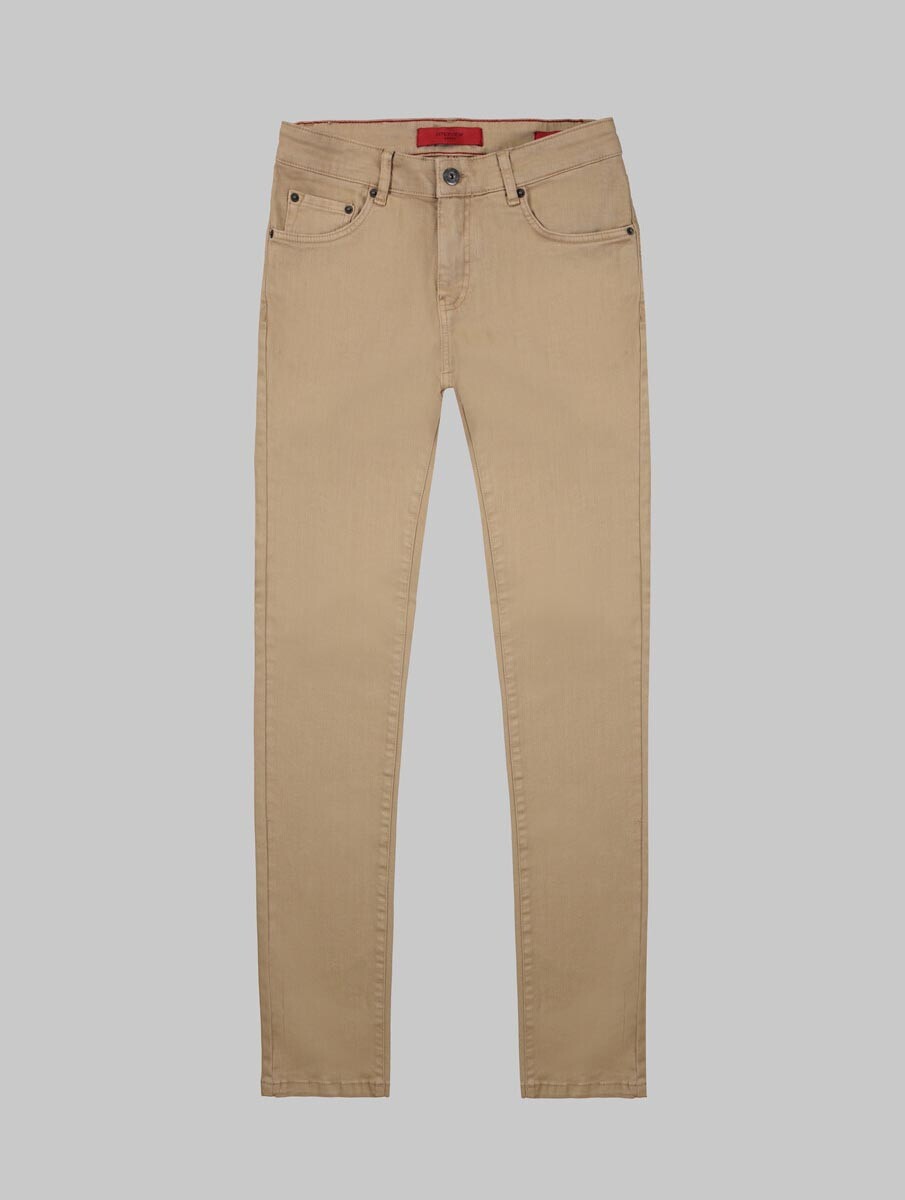 Roys Antik Koton Açık Ceviz Pantolon