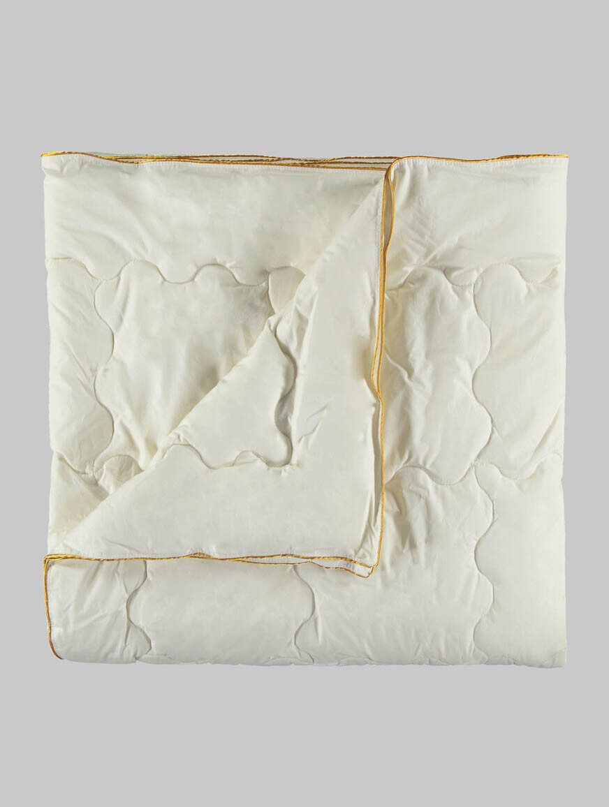 Yün Yorgan Tek Kişilik Ekru