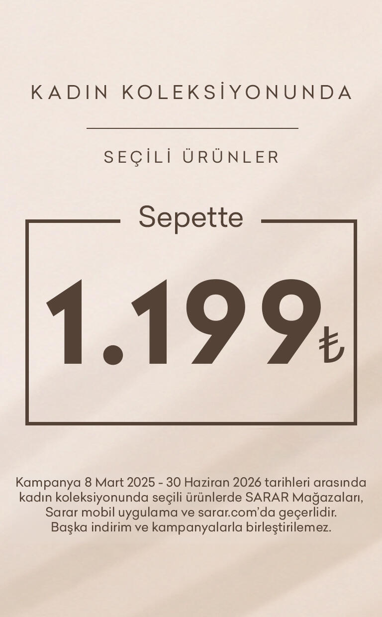 Seçili Kadın Ürünlerinde Sepette Tek Fiyat 1.199,99₺