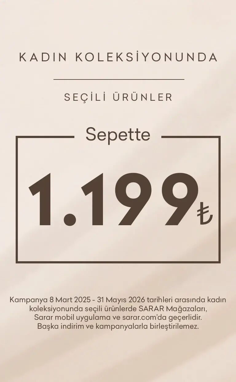 Seçili Kadın Ürünlerinde Sepette Tek Fiyat 1.199,99₺