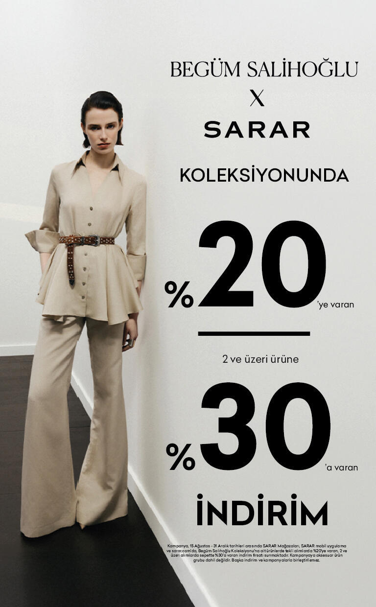 Begüm Salihoğlu Seçili Ürünlerde %20, 2 ve Üzeri Alımlarda %30 İndirim