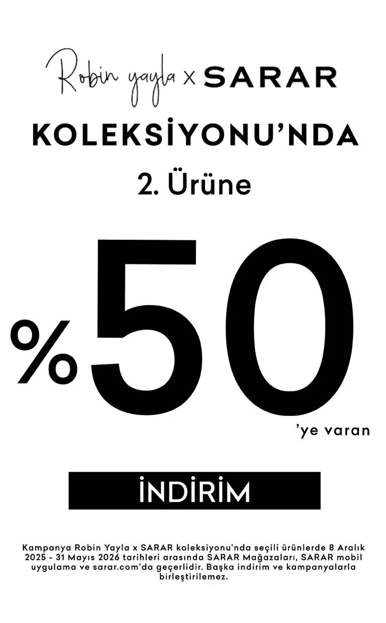 Robin Yayla 2. ürüne %50