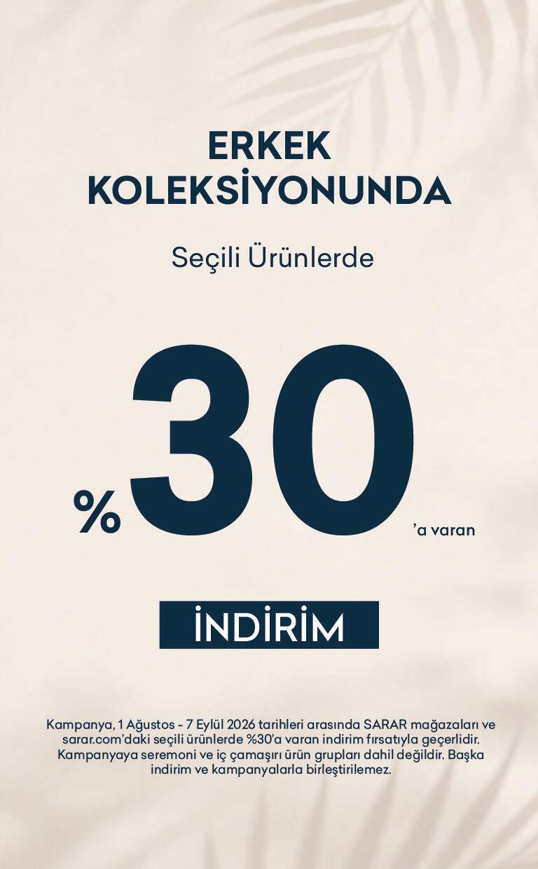 Seçili Erkek Ürünlerinde %30 İndirim