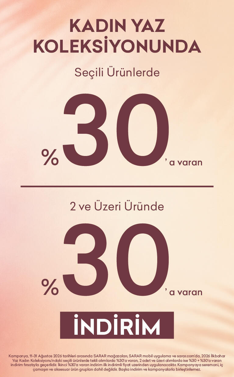 Seçili Ürünlerde %30, İkili Alımda Ek %30 İndirim