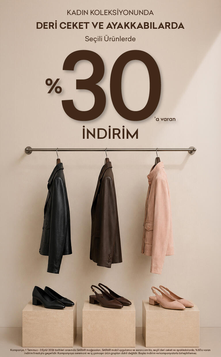 Seçili Ceket Ayakkabı Ürünlerinde %30 İndirim