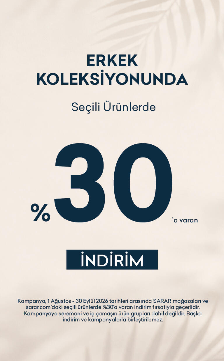 Seçili Erkek Ürünlerinde %30 İndirim
