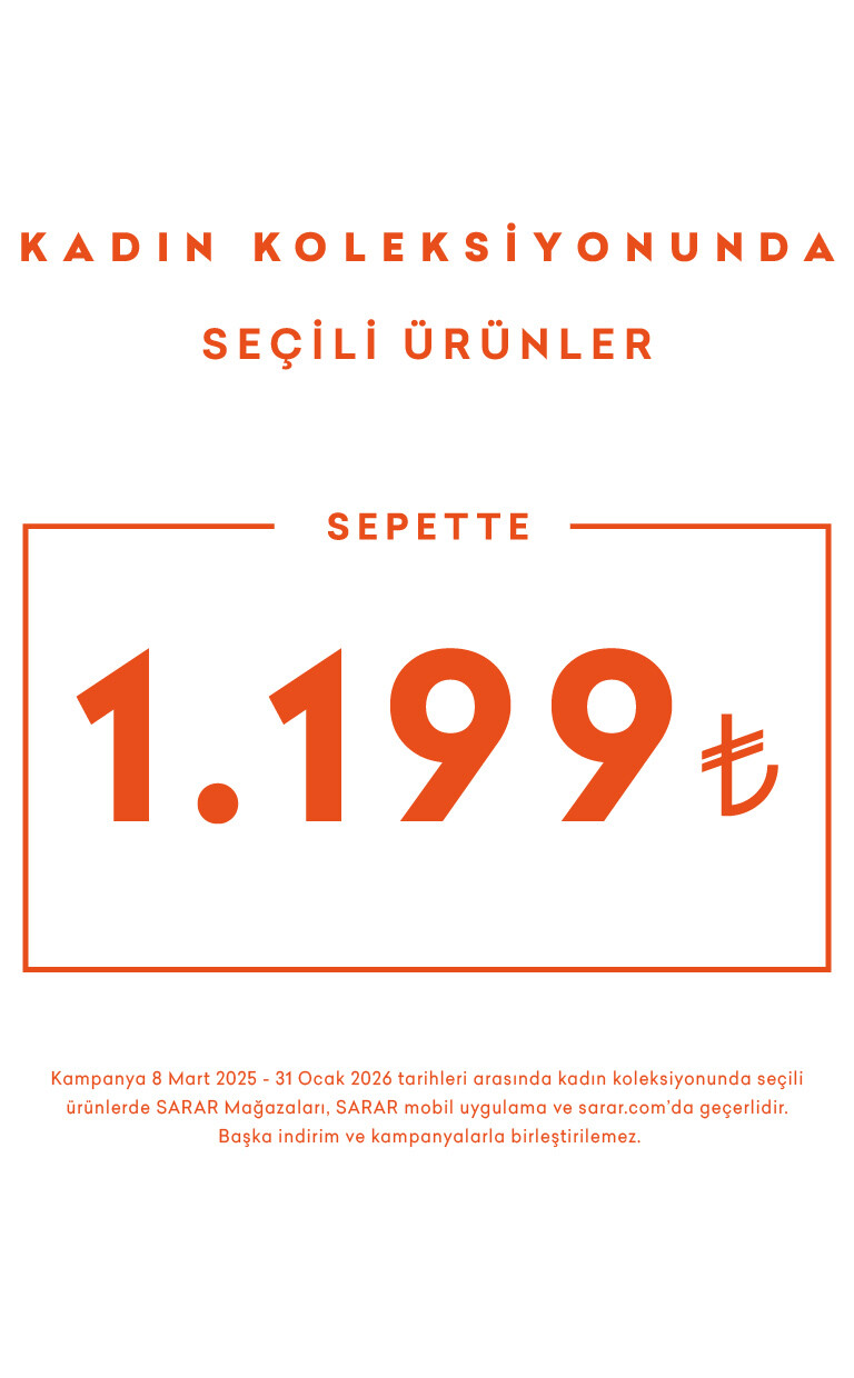 Seçili Kadın Ürünlerinde Sepette Tek Fiyat 1.199,99₺