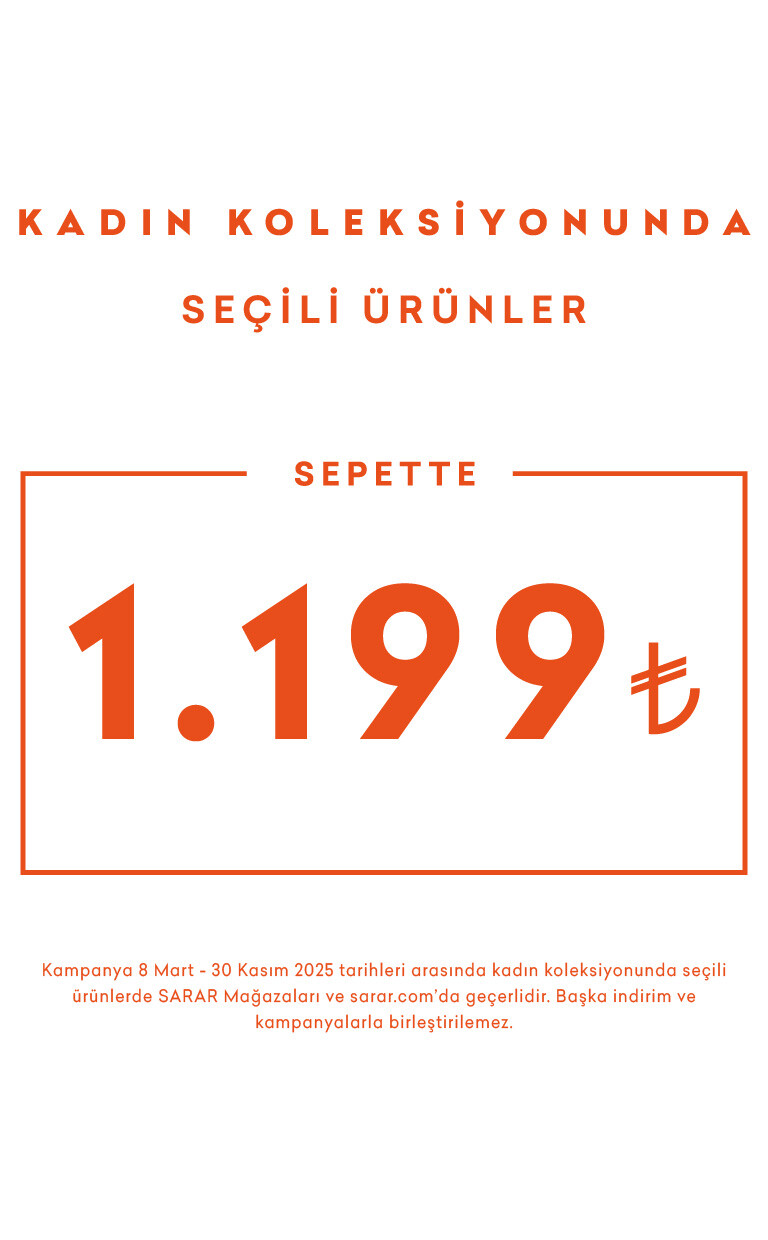 Seçili Kadın Ürünlerinde Sepette Tek Fiyat 1.199,99₺