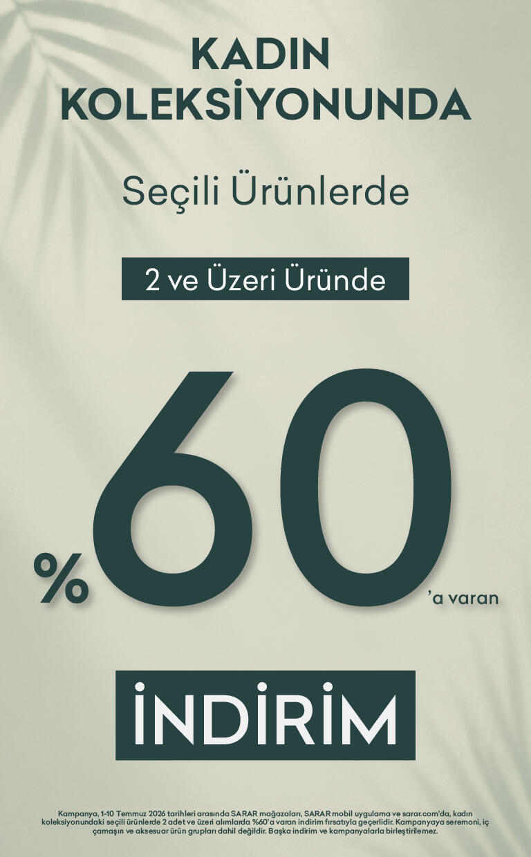 Seçili 2 Adet ve Üzeri Alımda %60 İndirim