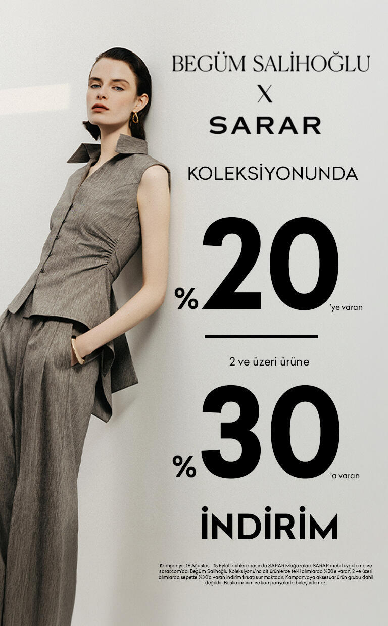 Begüm Salihoğlu Seçili Ürünlerde %20, 2 ve Üzeri Alımlarda %30 İndirim