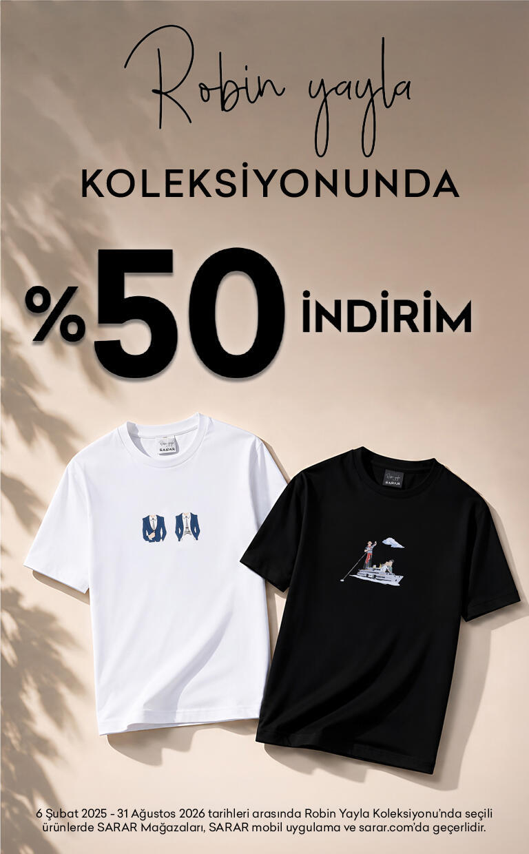 Robin Yayla Ürünlerinde %50 İndirim