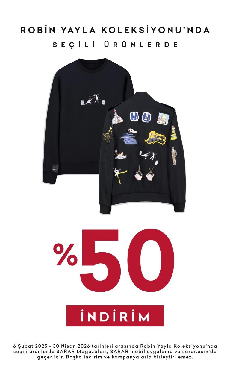 Robin Yayla Ürünlerinde %50 İndirim