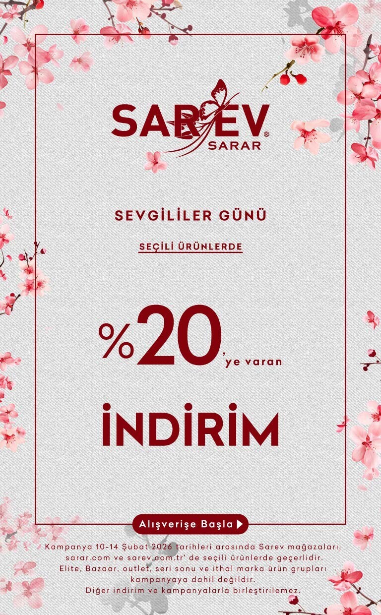 Sarev Sevgililer Günü %20 İndirim