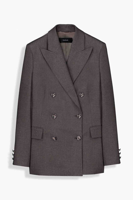 Testa Antrasit Ceket Ve Gaudy Kahverengi Takım Kombini - 3