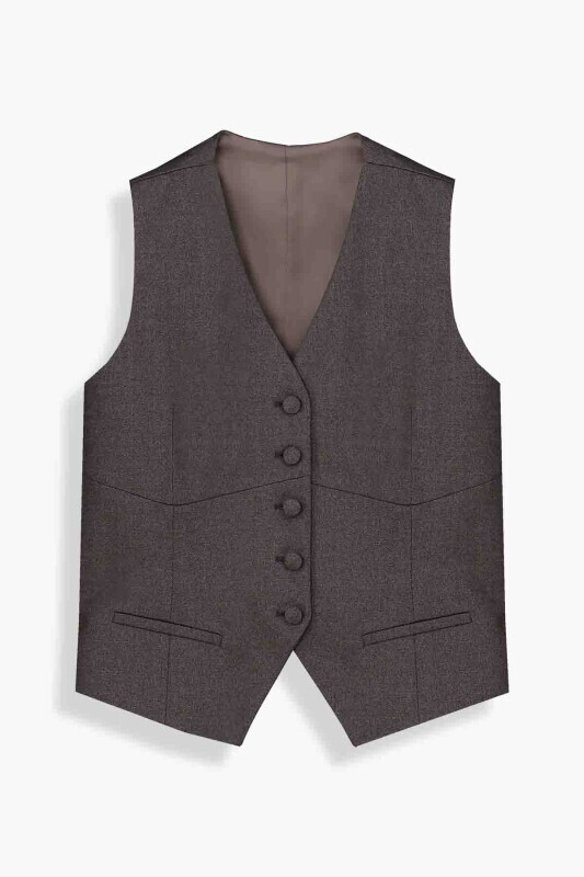 Testa Antrasit Ceket Ve Gaudy Kahverengi Takım Kombini - 4