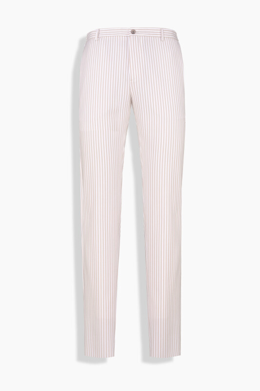 Matteo Ekstra Slim Bej Ceket, Siduri Koyu Bej Slim Pantolon Kombini - 2