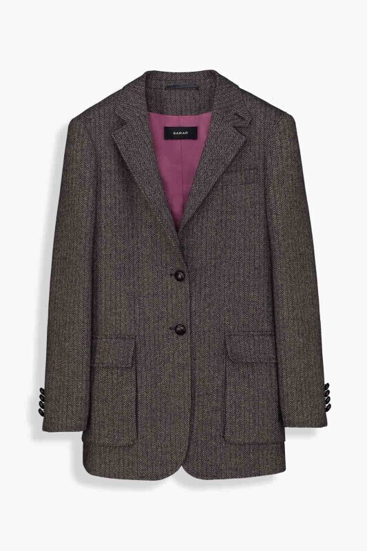 Testa Antrasit Ceket Ve Gaudy Kahverengi Takım Kombini