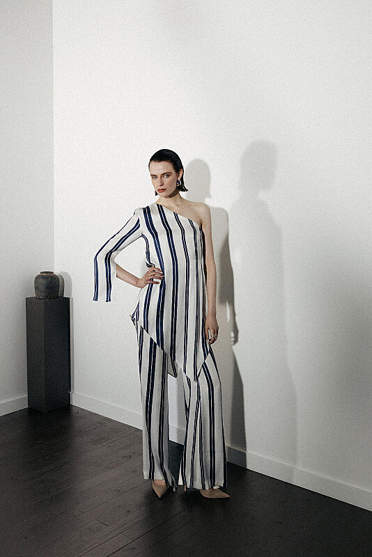 BS Lisse Krem Tunik & Pantolon Kombini