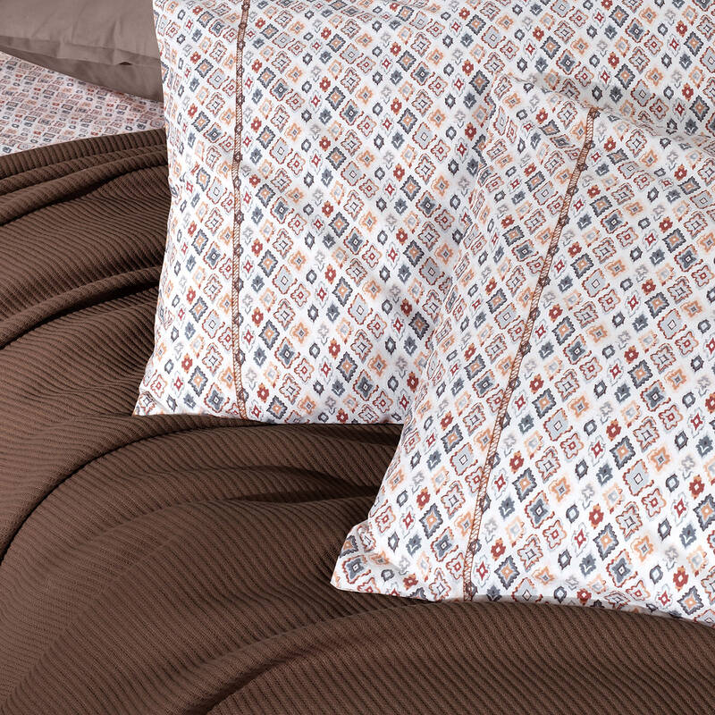 Abel Pike Takımı Tek Kişilik Kahverengi - 3