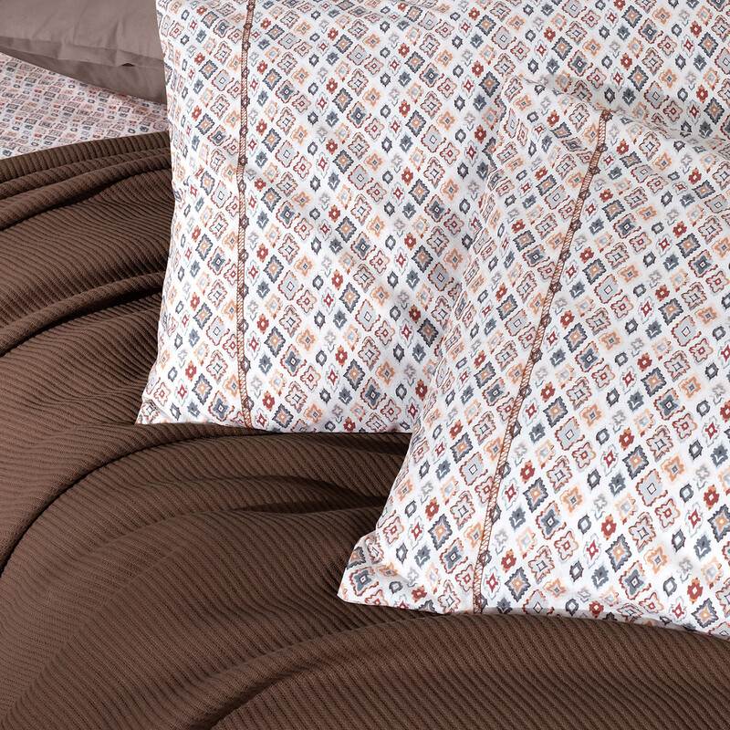 Abel Pike Takımı Çift Kişilik Kahverengi - SAREV