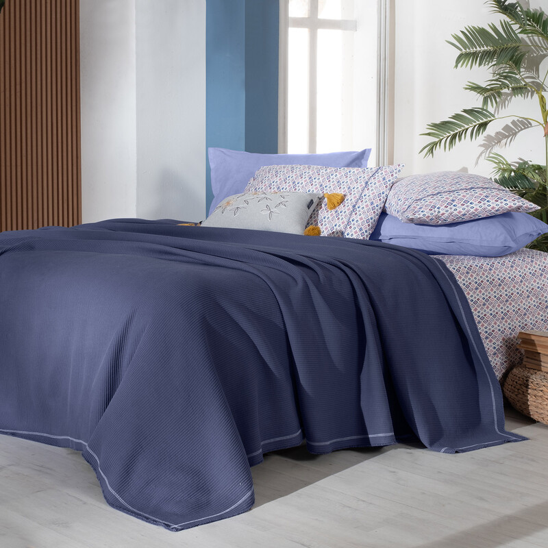 Abel Pike Takımı Çift Kişilik Lacivert 