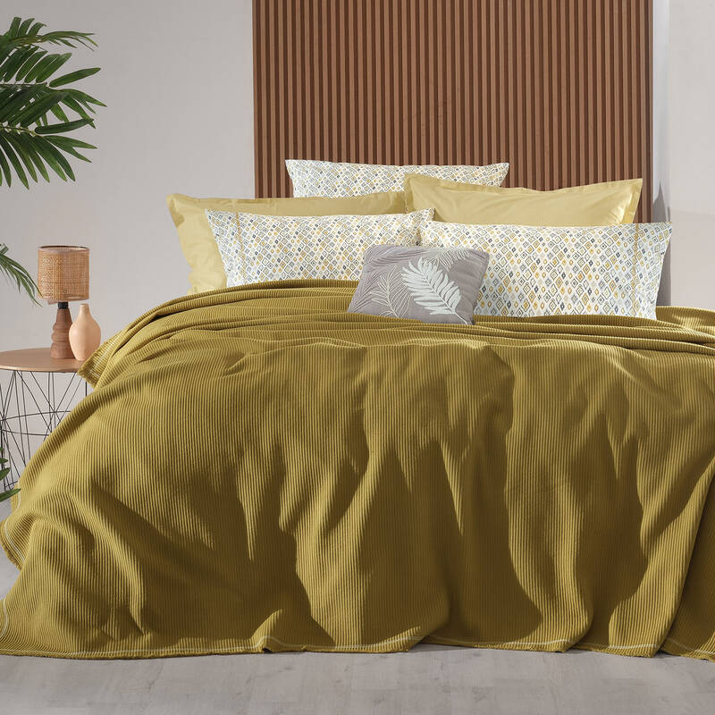 Abel Pike Takımı Çift Kişilik Sarı - 1