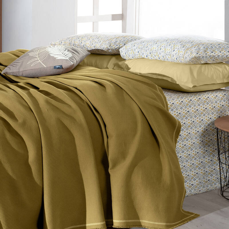 Abel Pike Takımı Çift Kişilik Sarı - 2