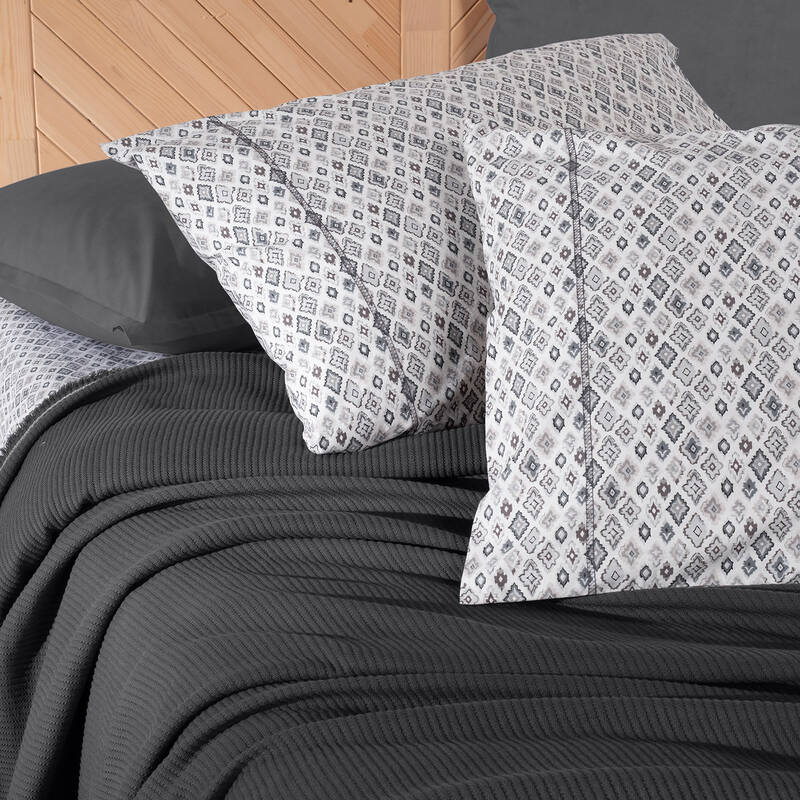 Abel Pike Takımı Tek Kişilik Gri - 3