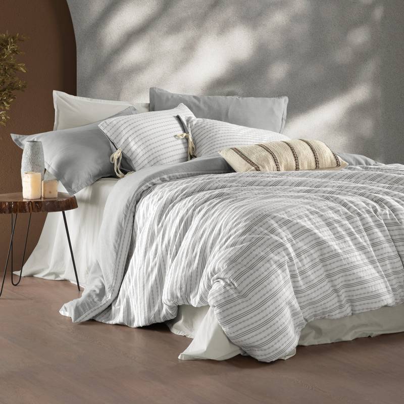 Abra Tek Kişilik Nevresim Takımı Gri - 1