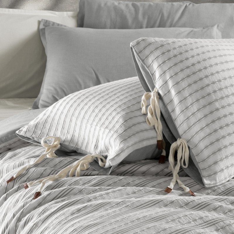 Abra Çift Kişilik Nevresim Takımı Gri - SAREV