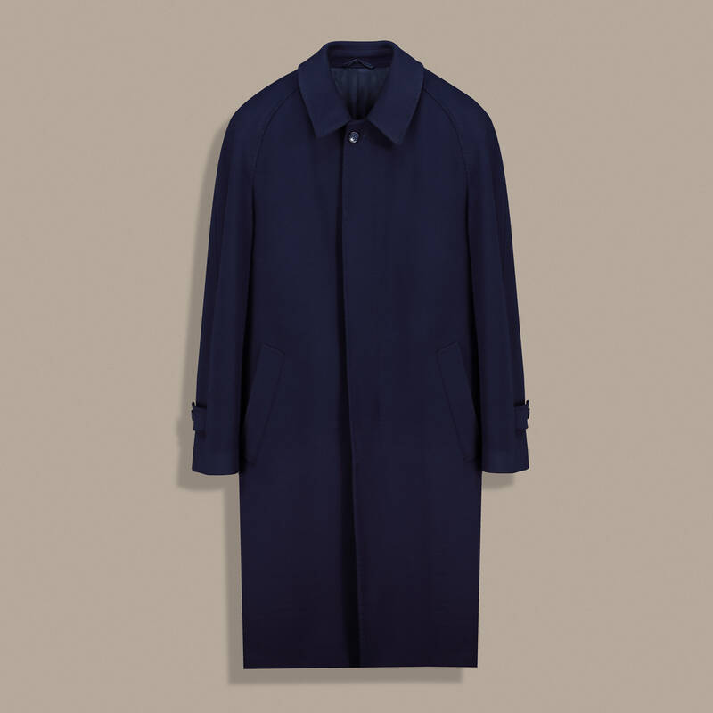 Açık Lacivert Palto - 1