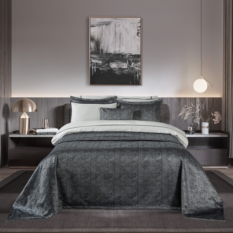 Adia Yatak Örtüsü ve Nevresim Takımı Lacivert - SAREV