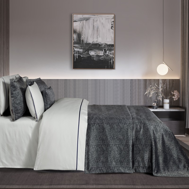 Adia Yatak Örtüsü ve Nevresim Takımı Lacivert - SAREV