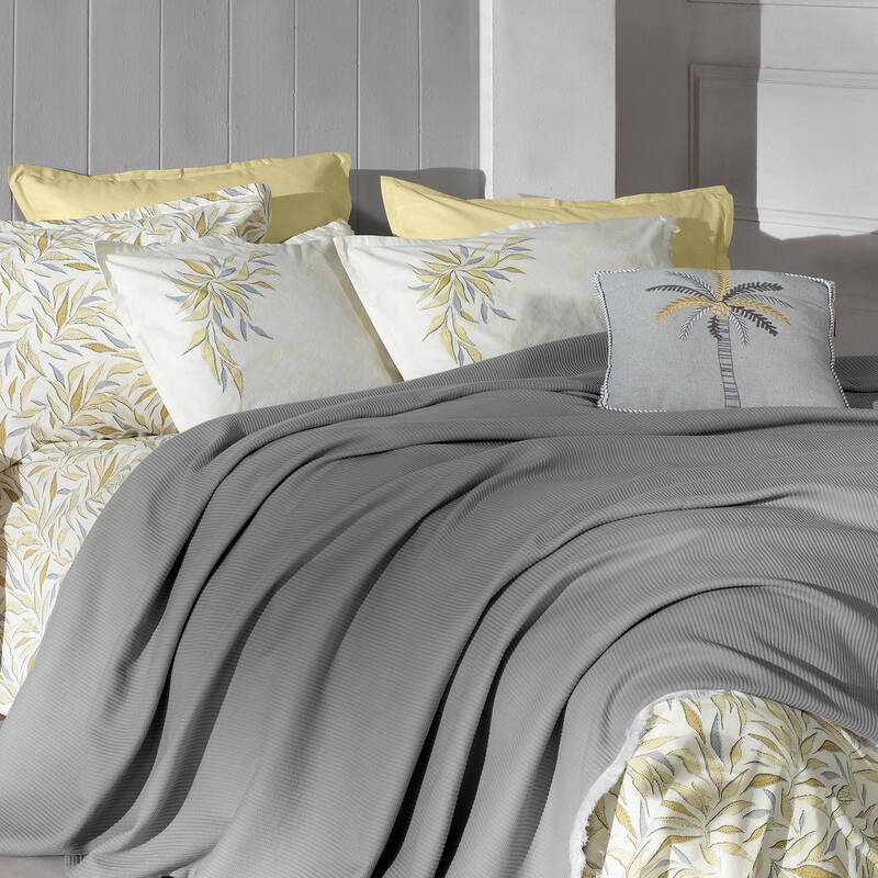 Adrian Pike Takımı Tek Kişilik Gri Sarı - 2