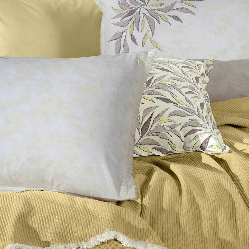 Adrian Pike Takımı Çift Kişilik Sarı Bej - 3