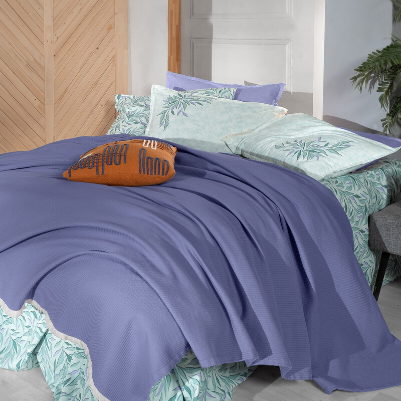 Adrin Pike Takımı Tek Kişilik Mavi/Yeşil - SAREV