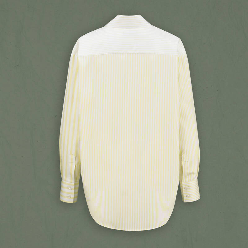 Aisha Çizgili Sarı Gömlek - 2