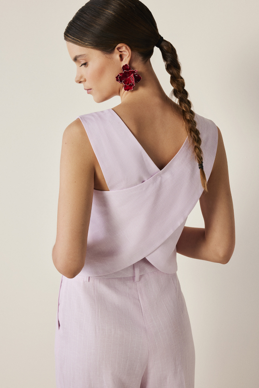 Albara Kadın Pembe Yelek - SARAR WOMAN