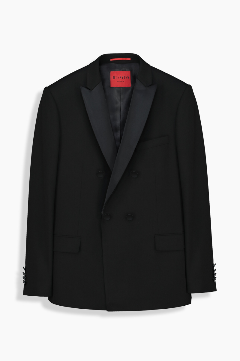 Alberno Slim Fit Siyah Erkek Smokin Takımı - 1