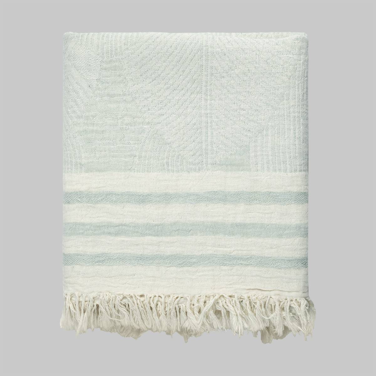 Alecia 90x160 Mint Yeşil Plaj Havlusu - 1