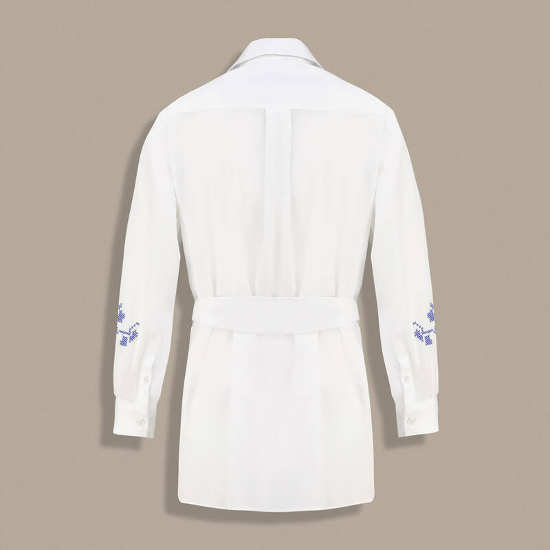 Alina Uzun Kol Beyaz Gömlek - 2