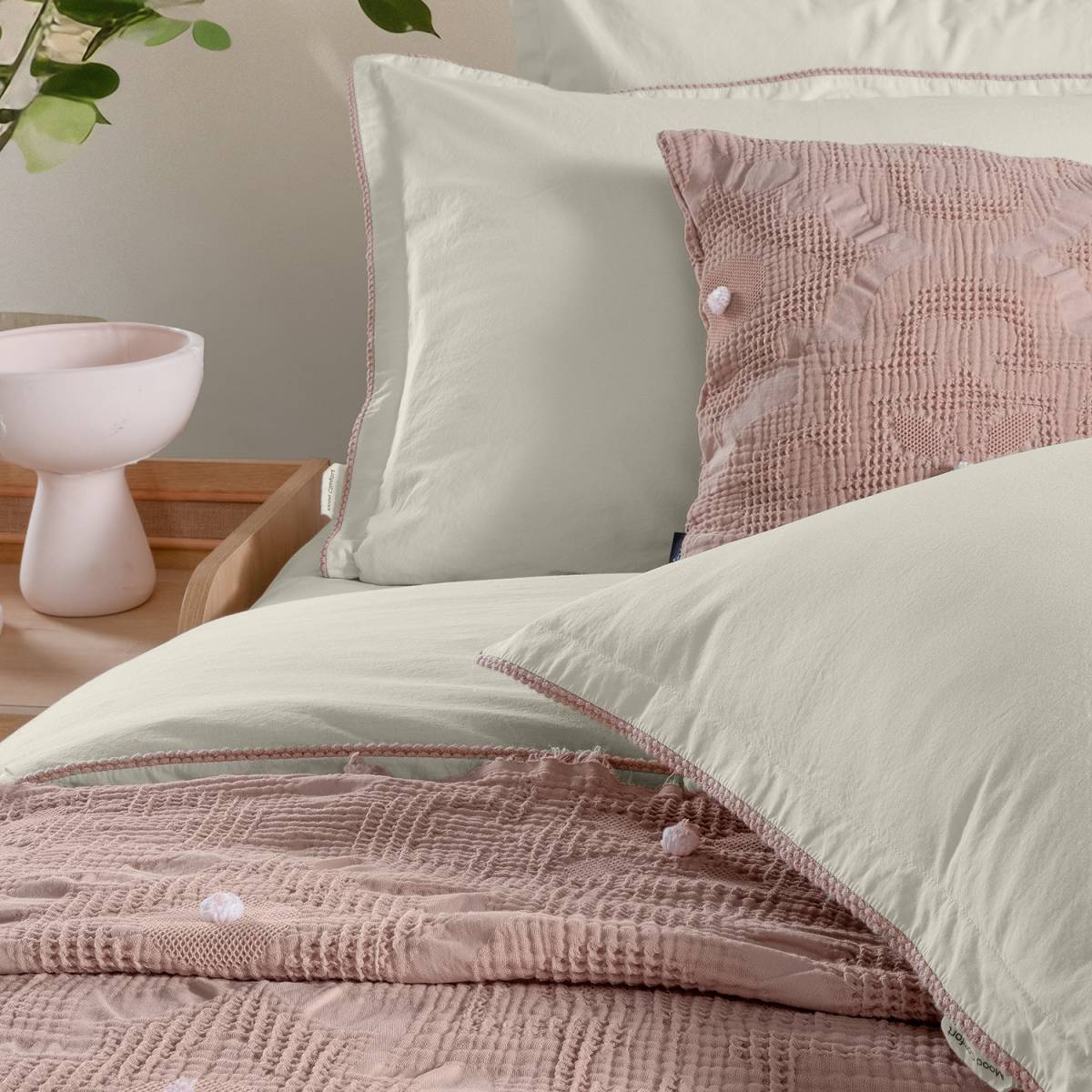 Alison Yatak Örtüsü Tek Kişilik Pudra - 3