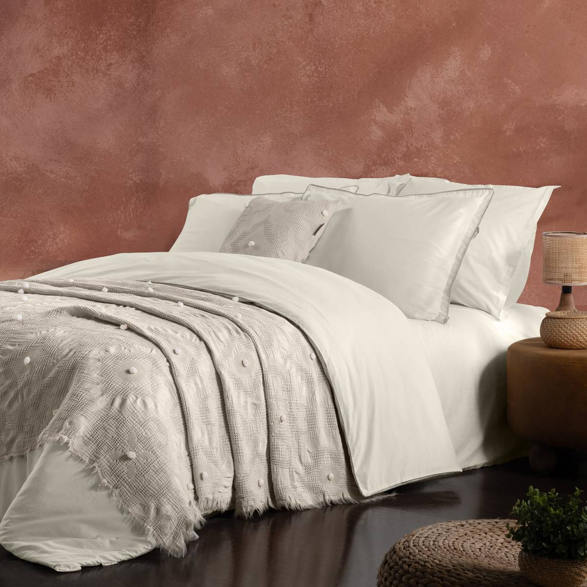 Alison Yatak Örtüsü Tek Kişilik Bej - 2