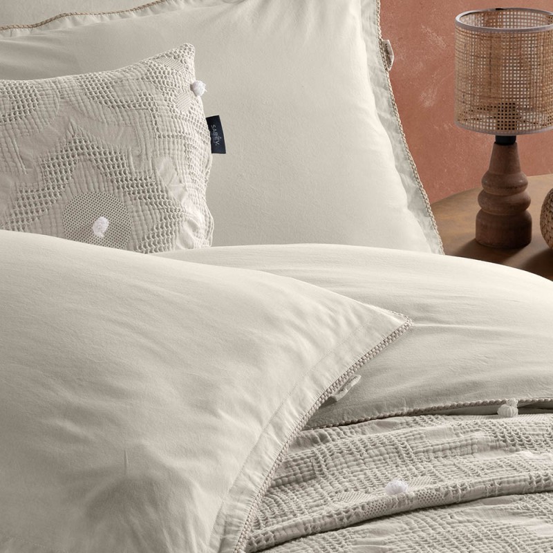 Alison Yatak Örtüsü Tek Kişilik Bej - SAREV