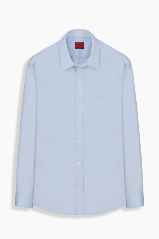 Almeida Soho Uzun Kol Açık Mavi Gömlek 