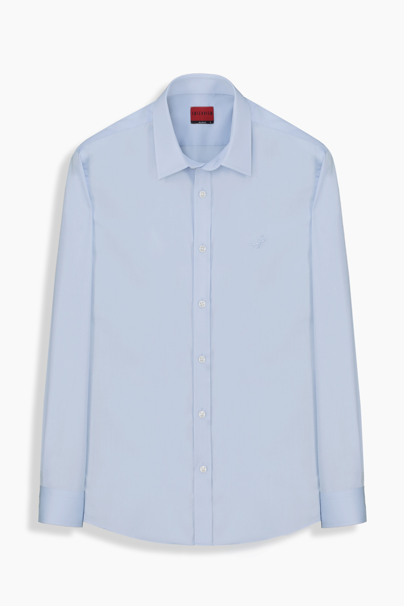 Almeida Soho Uzun Kol Açık Mavi Gömlek - 1