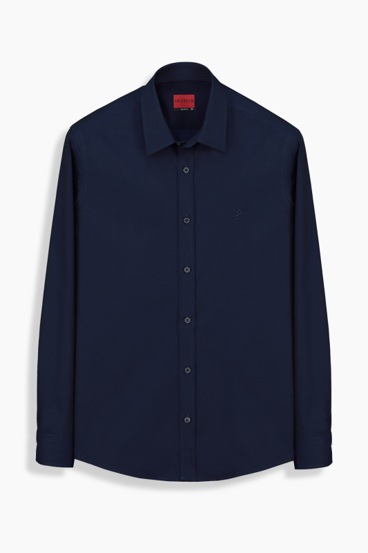 Almeida Soho Uzun Kol Lacivert Gömlek 